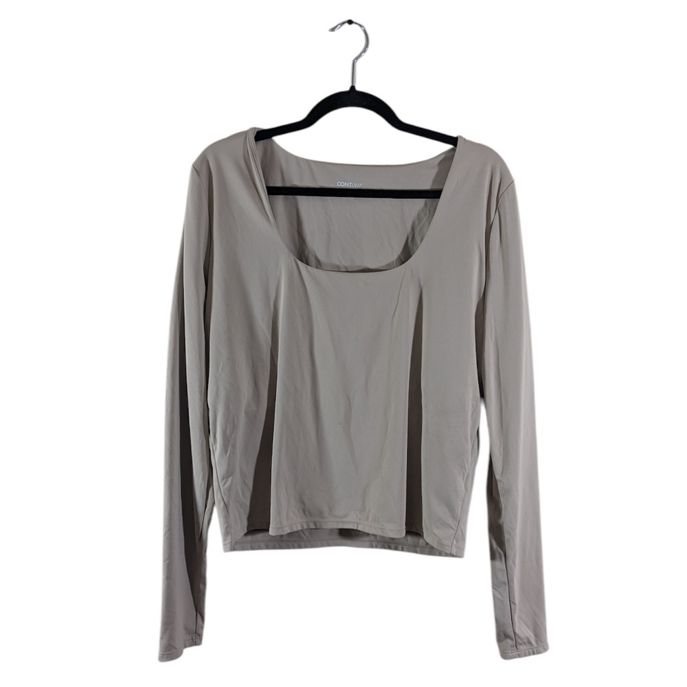 Pacsun Tan Contour Long Sleeve Stretch Top Size XXL